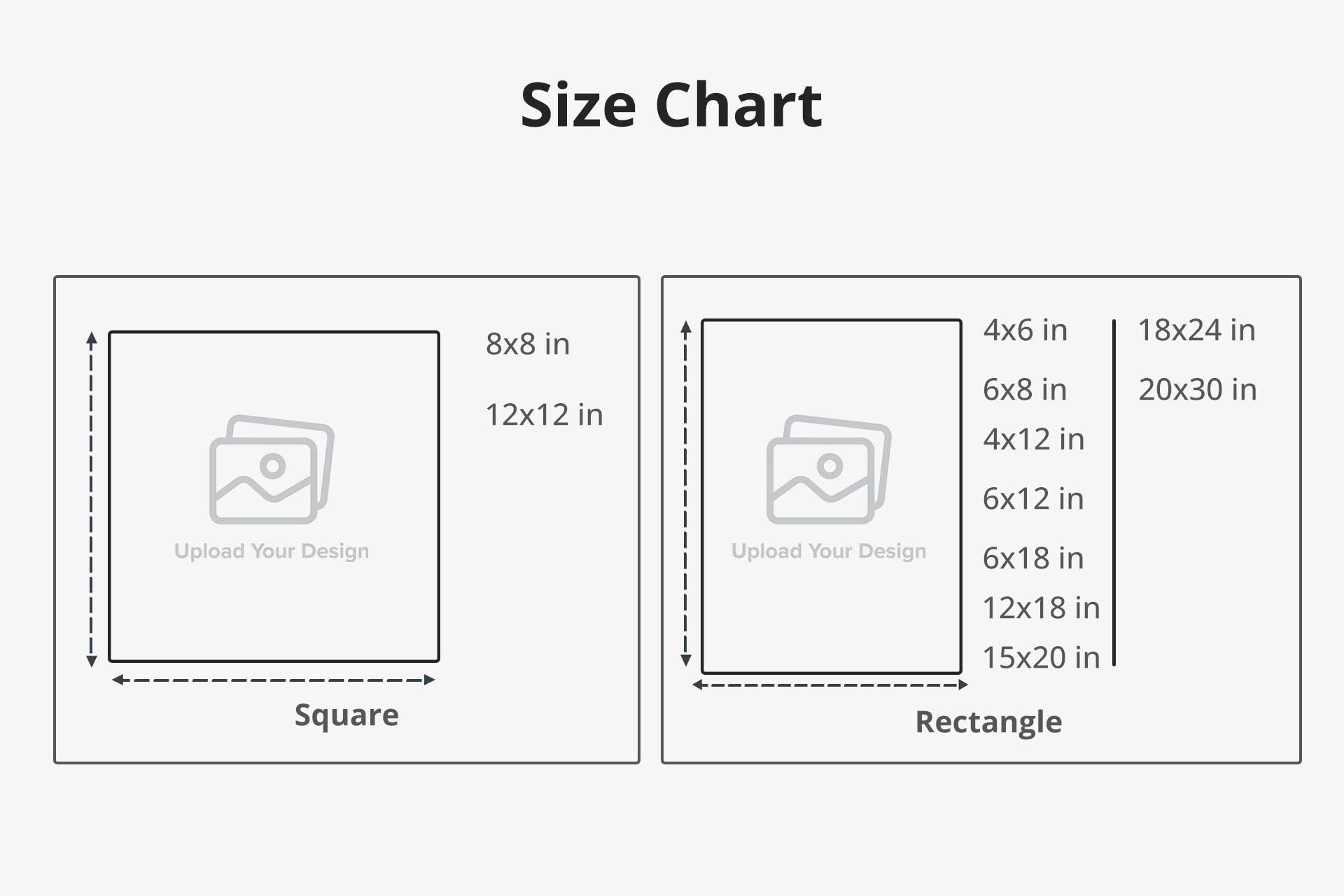 Small Sign Board Size