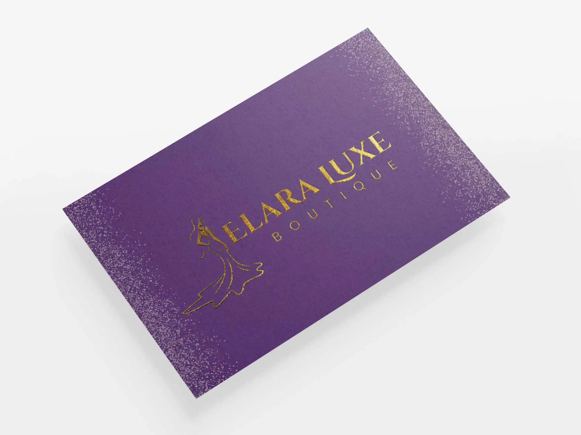 Raised Foil Business Cards