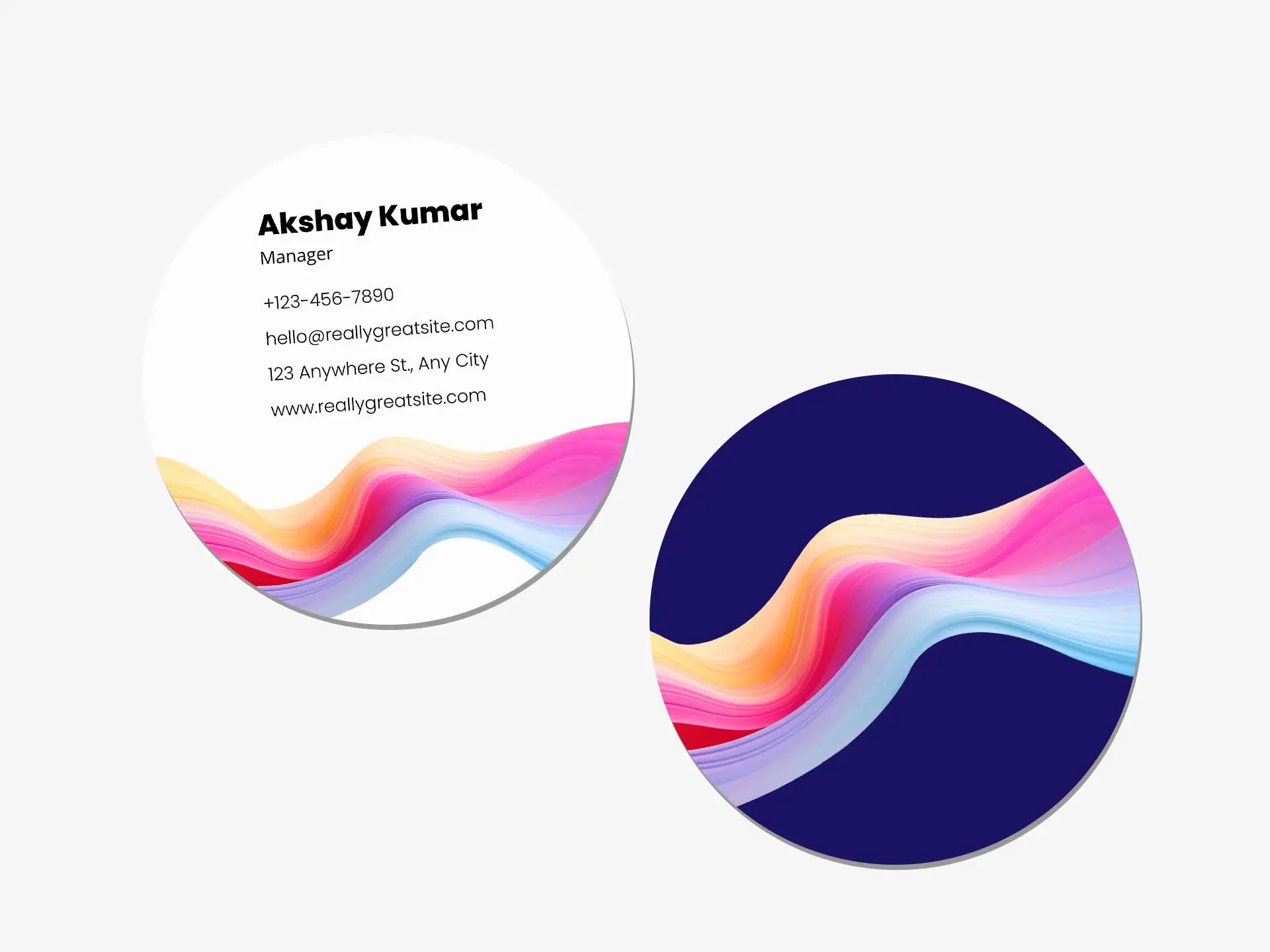 Circle Business Cards