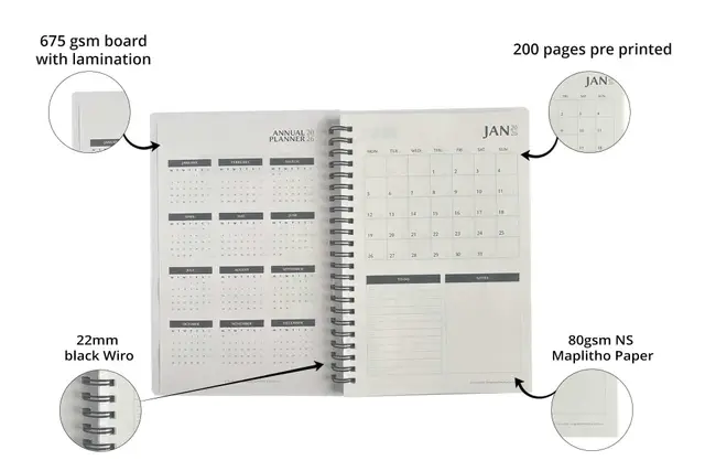 Corporate Hardcover Wiro Diary