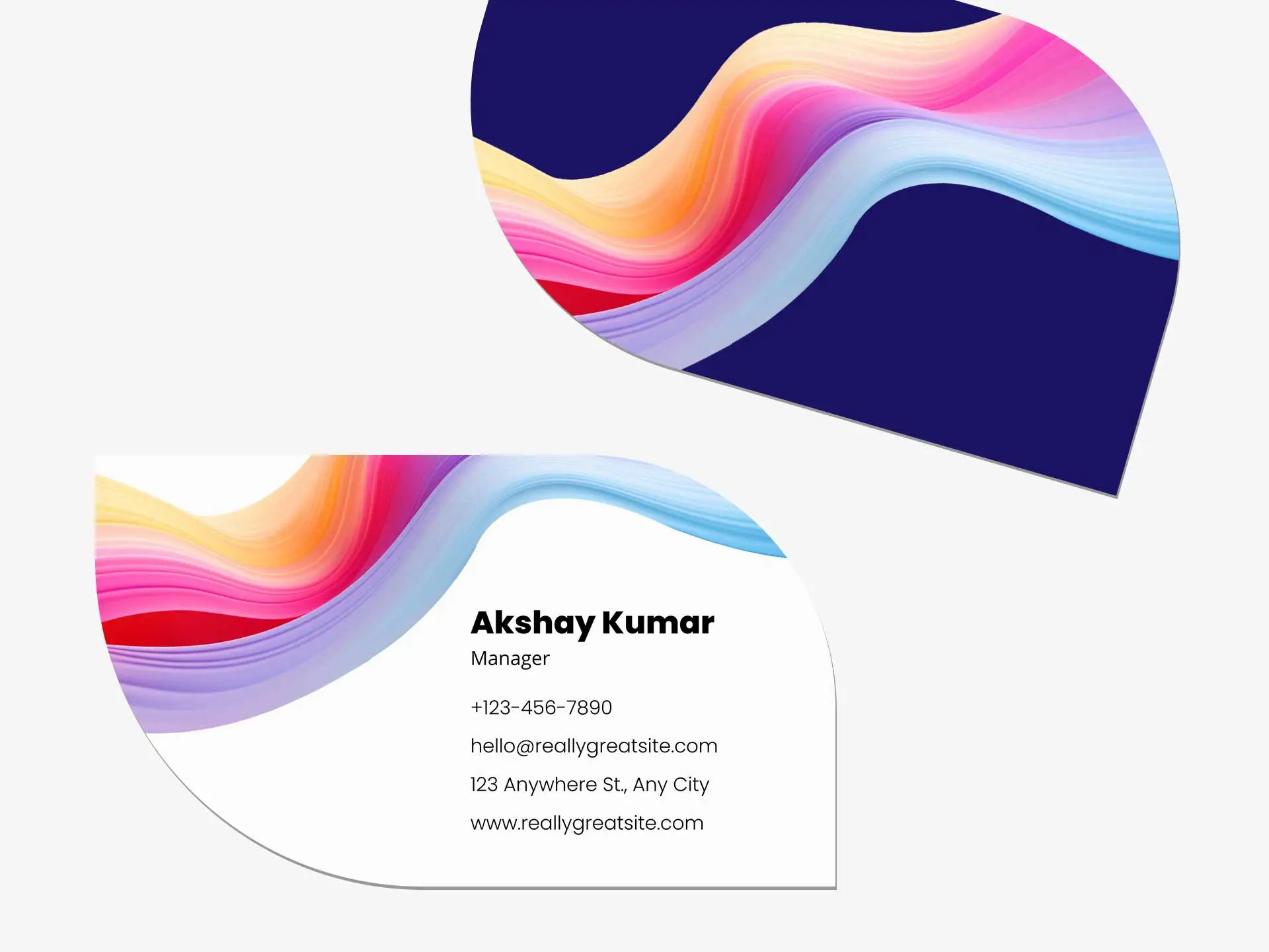 Custom Shape Business Cards