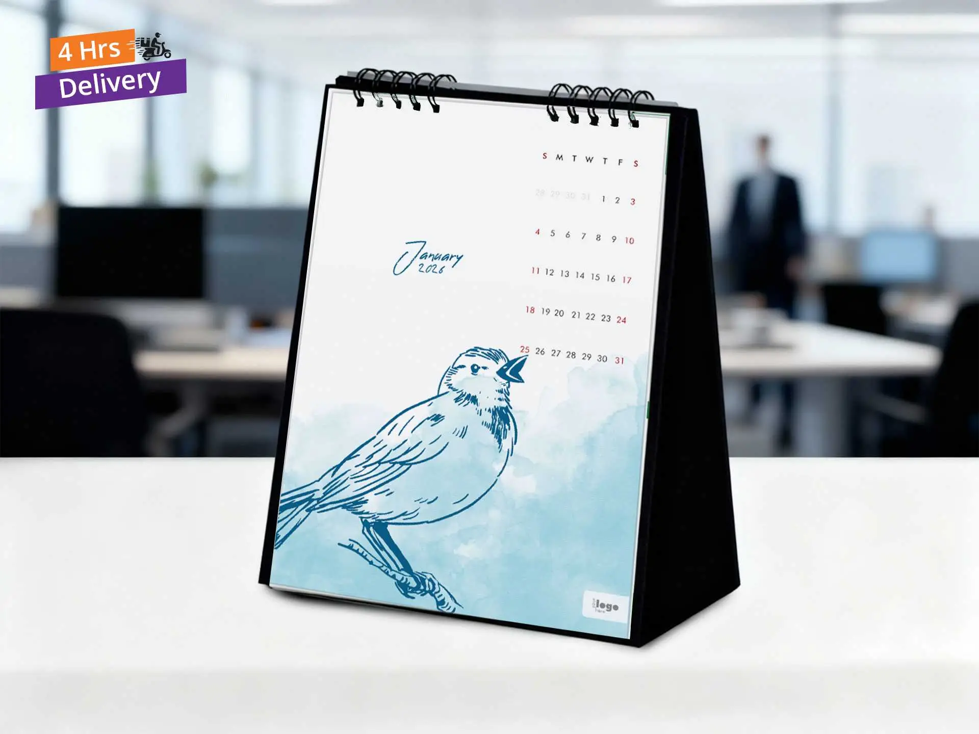 A5 Desktop Calendar Portrait