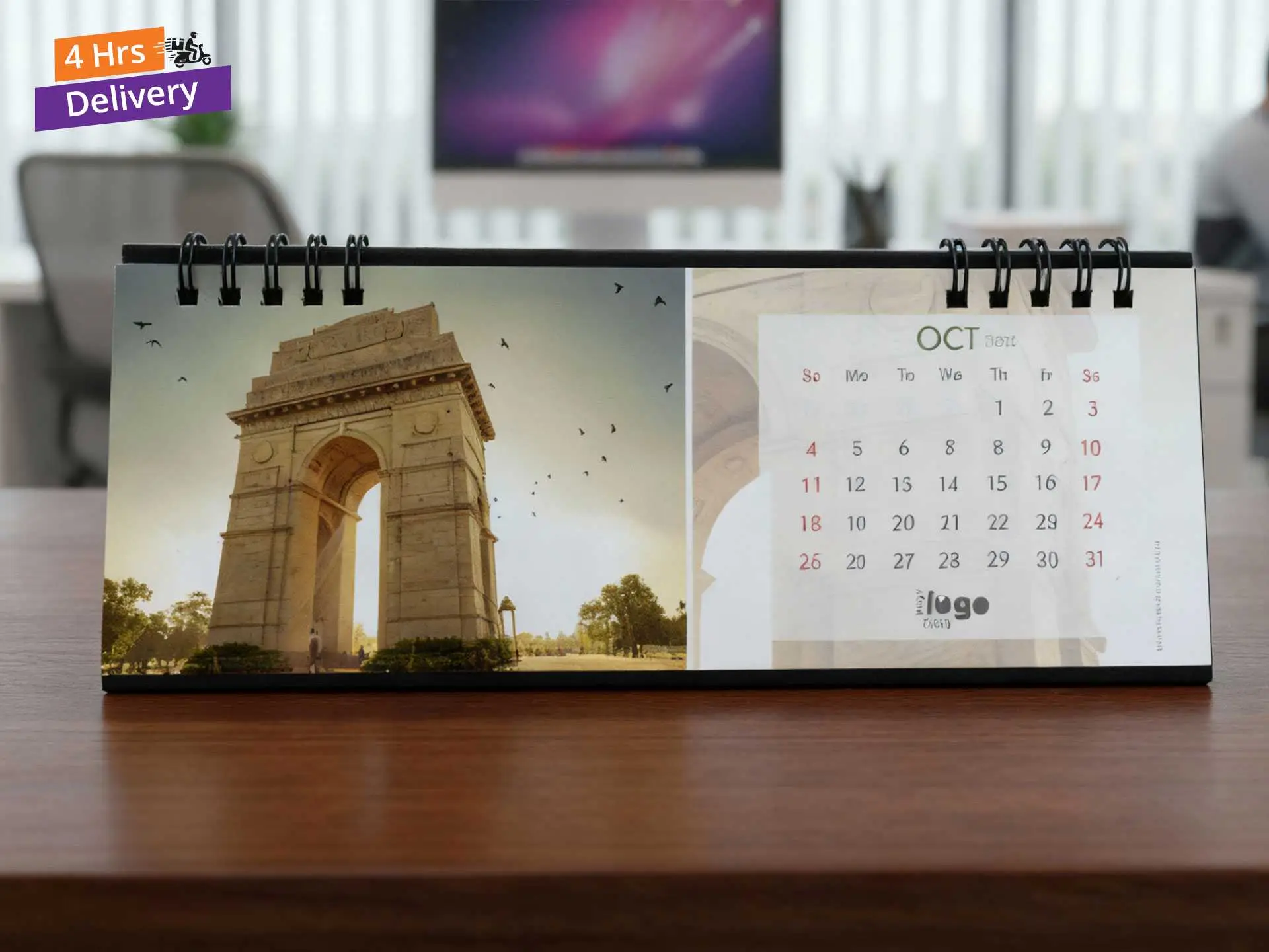 Long Desktop Calendar