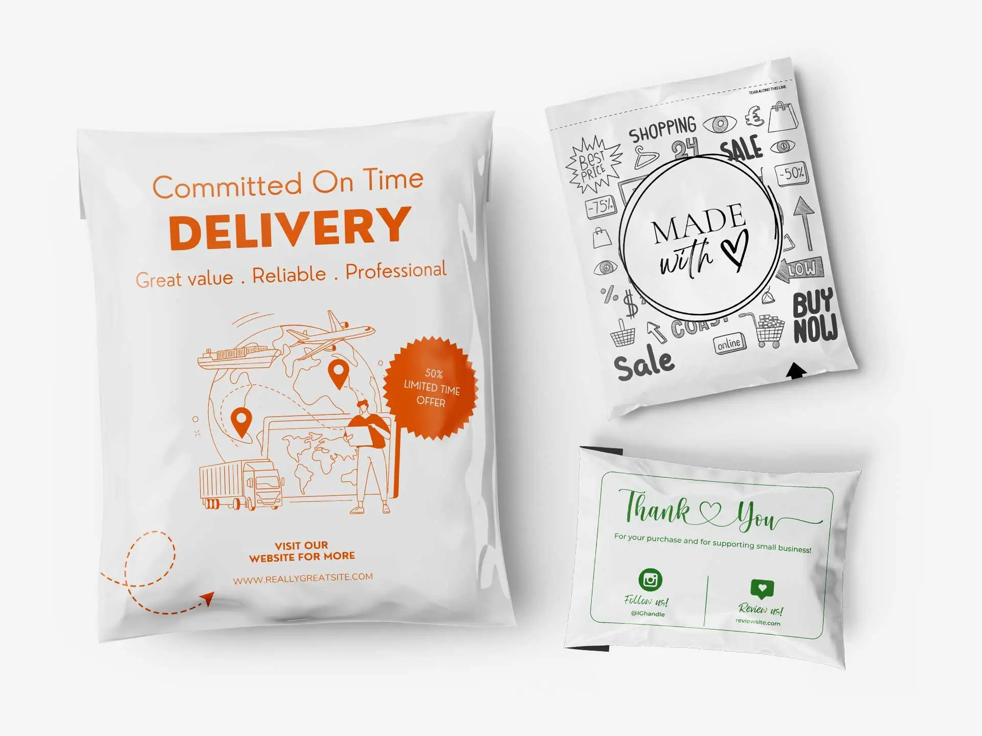 Bulk Courier Poly Bags