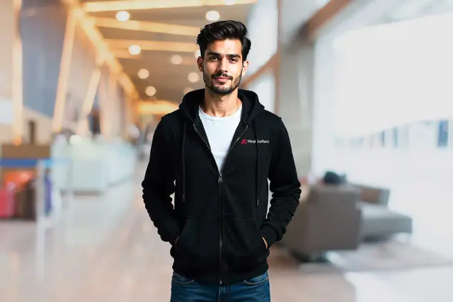 Custom Printed Zipper Hoodie