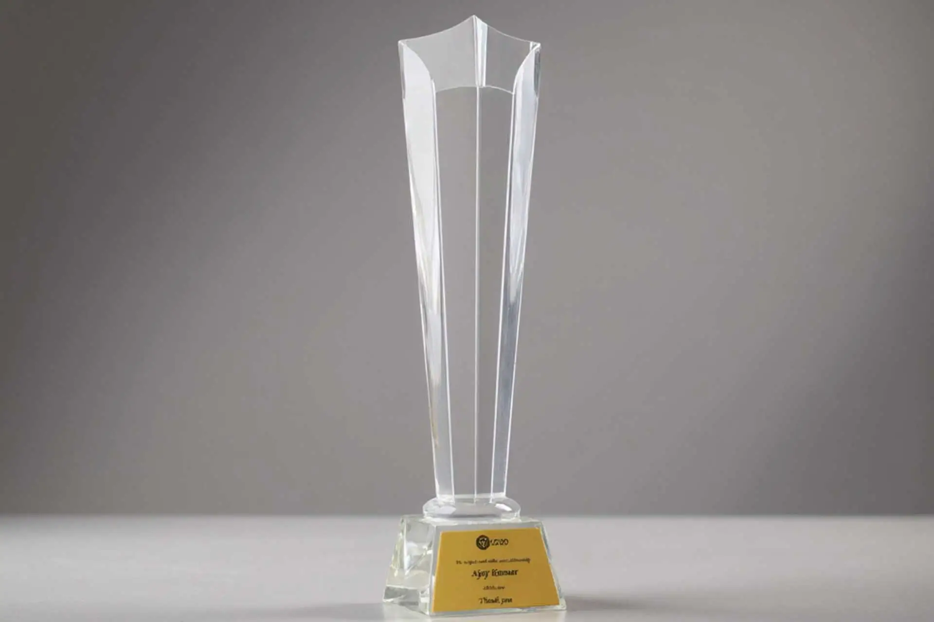 Diamond Glory Crystal Trophy