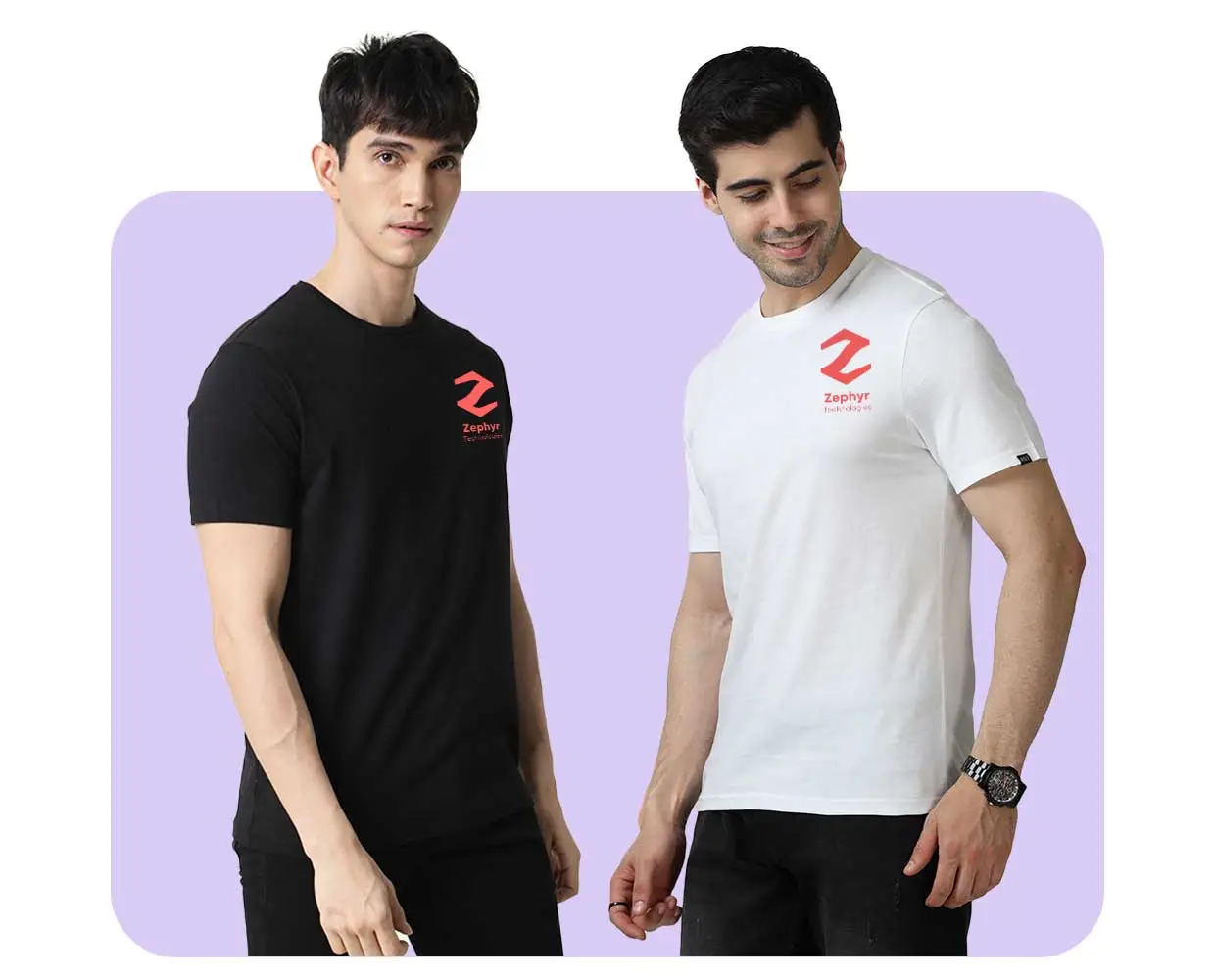 Custom Round Neck T-shirts