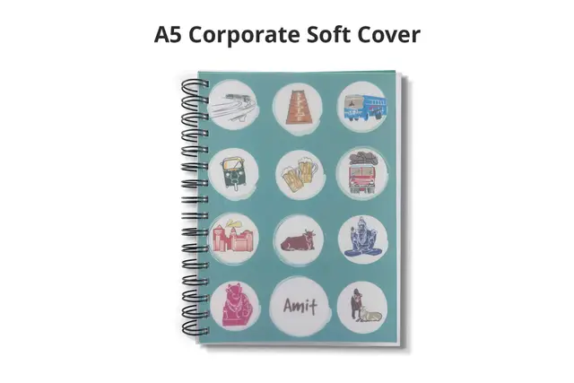 Corporate  A5 Softcover Wire-O Diaries