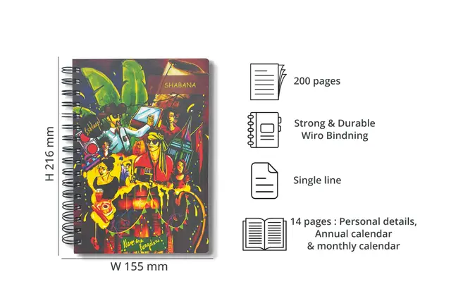 Corporate A5 Hardcover Wiro Diaries