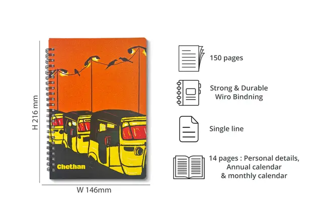 A5 Personal Hardcover Wiro Diaries