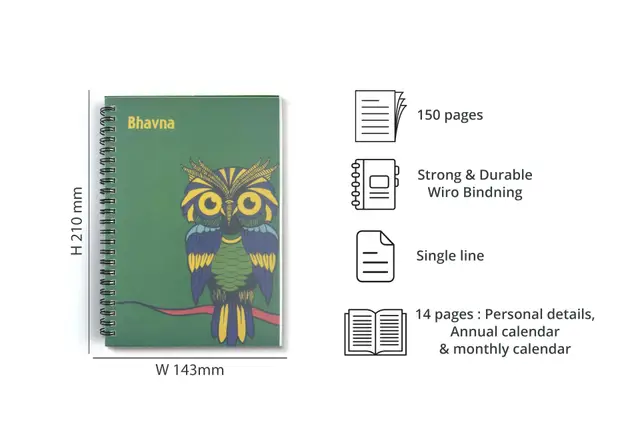 A5 Personal Softcover Wiro Diaries